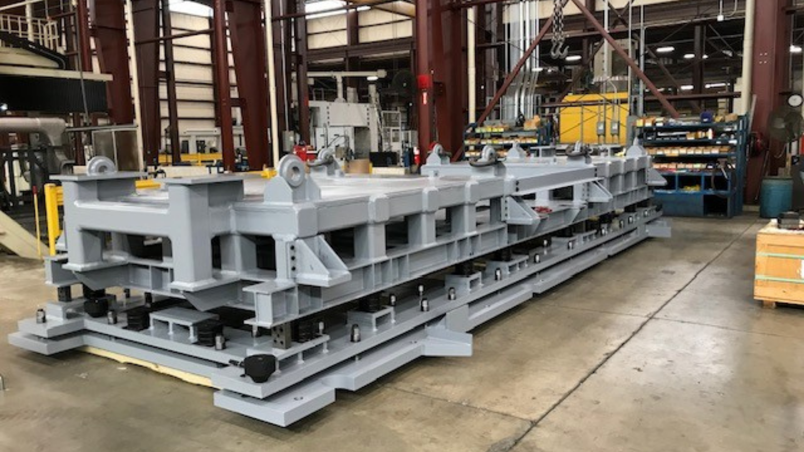 A CNC lathe with conveyer